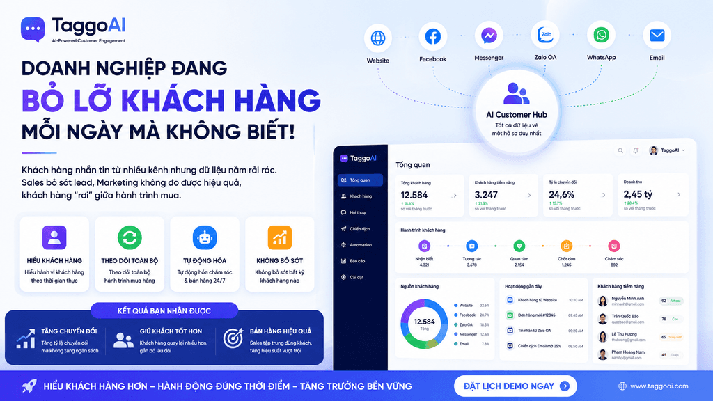 🚀 Doanh nghiệp đang bỏ lỡ khách hàng mỗi ngày mà không biết