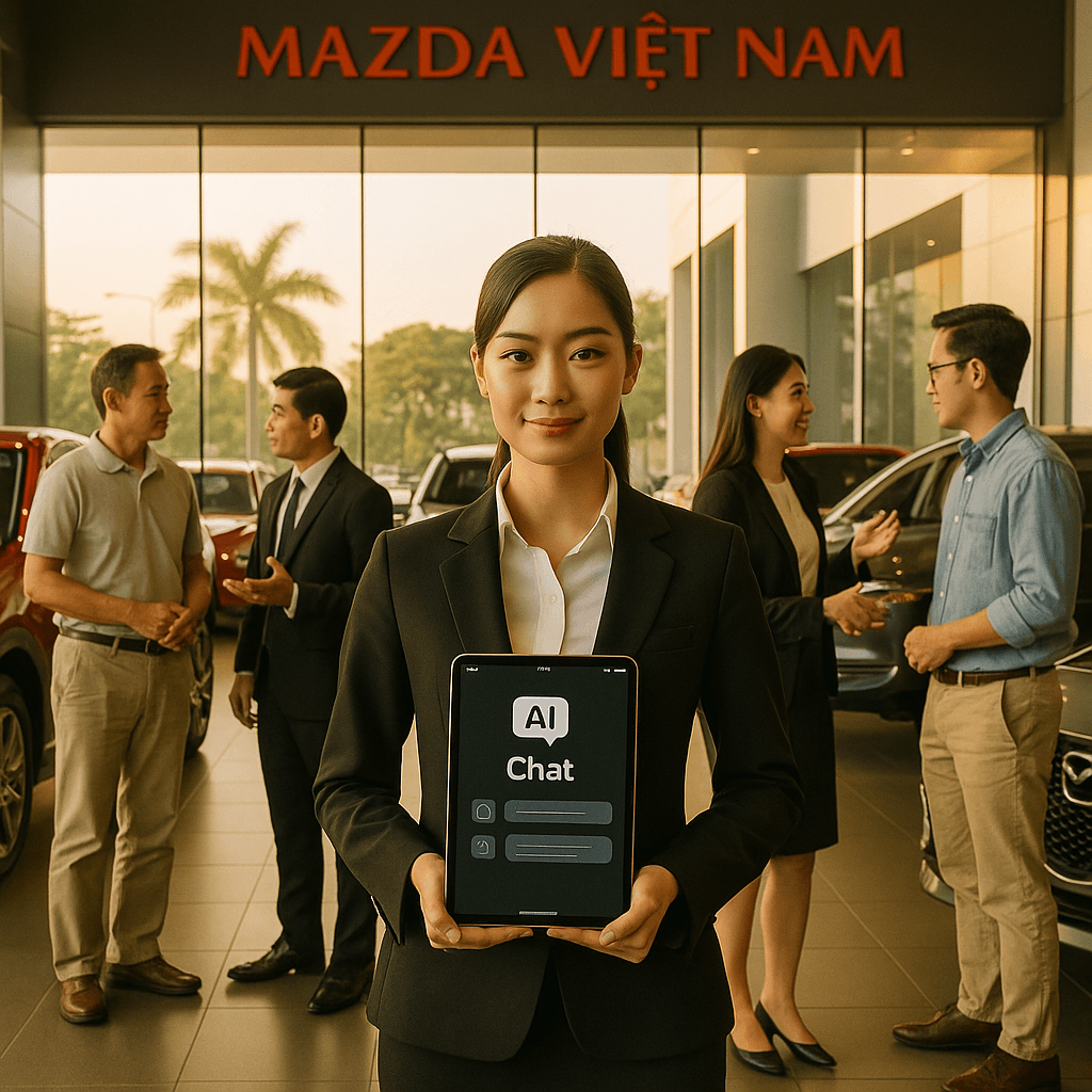 MAZDA VIETNAM: 50+ YÊU CẦU KHÁCH HÀNG MỖI NGÀY — SALES KHÔNG XỬ LÝ KỊP VÀ GIẢI PHÁP AI SALES AGENT TỪ TAGGOAI